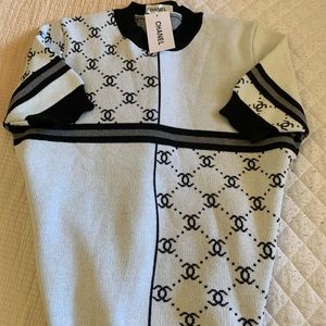 Black and Grey Blouse